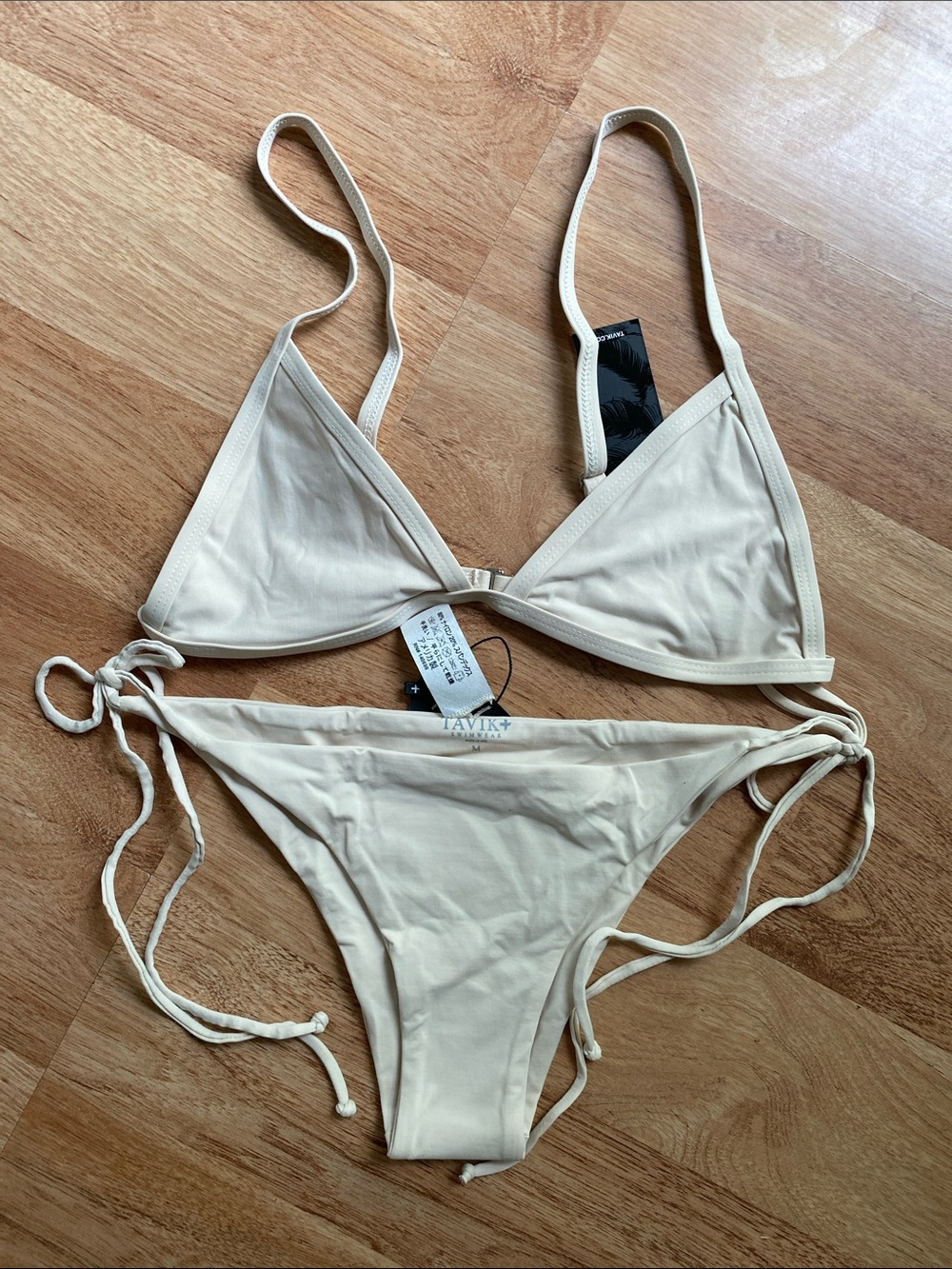 Tavik Triangle String Bikini Set size medium NWT